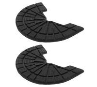 VOSAREA Talonnette Compacte en Caoutchouc Noir Antidérapante pour Protection de Semelle et Réparation de Talon de Chaussure Sportive Taille 43-44, 1 Paire