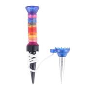 VOSAREA Tee de Golf Accessoire D'entraînement en Plastique Flexible Magnétique Couleur Aléatoire pour Pratique Intérieure et Extérieure des Amateurs de Golf
