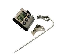 VOSAREA Thermomètre Alimentaire Matériau Abs et Acier Inoxydable avec Écran Haute Résolution Clip Pratique pour et Barbecue pour Usage Cuisine et Four