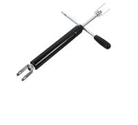 VOSAREA Tige de Réparation pour Fauteuil de Salon et Chaise de Barbier, Vérin à Gaz Fiable en Fer Réglage de Hauteur de Siège, Course de 8cm, Pression 350n, Accessoire Robuste Noir