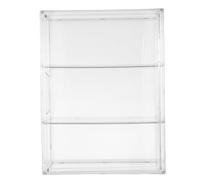 VOSAREA Vitrine Étanche la Poussière Porte Magnétique Empilable Acrylique pour Figurines d'action et Objets de Collection pour Décoration de Maison et Comptoir