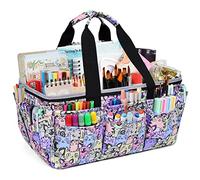 VOSDANS Sac fourre-tout multifonction avec poches pour l'art, l'artisanat, la couture, les voyages, un usage quotidien, le bureau (chat)