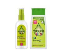 Vosene Shampoing anti-poux 3 en 1 de 400 ml pour enfants et spray fortifiant de 150 ml