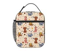 VOSERY Boîte à déjeuner pour homme et femme - Sac à déjeuner isotherme élégant, boîte à déjeuner isotherme motif chien dalmatien mignon, petite boîte à déjeuner pour femme, boîte à déjeuner pour
