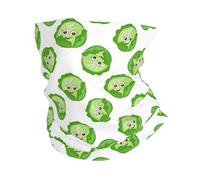 VOSERY Cache-cou amusant avec motif chou lumineux pour homme et femme