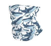 VOSERY Cache-cou amusant et cool en forme de requin pour homme et femme