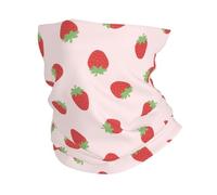 VOSERY Cache-cou amusant rose fraise pour homme et femme, masque de cou, écharpe, cagoule, bandana