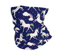 VOSERY Cache-cou motif cheval blanc arc-en-ciel pour homme et femme - Cagoule bandana