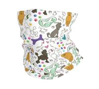 VOSERY Cache-cou pour homme et femme, motif caniche mignon et amusant