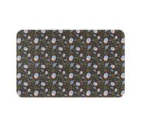 VOSERY Cosmic Tapis de salle de bain doux, absorbant, antidérapant, lavable en machine, 76,2 x 50,8 cm