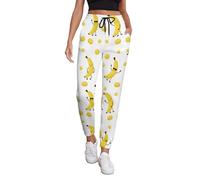 VOSERY Cute Sweet Banana Pantalon de jogging pour femme avec poches, pantalon de survêtement confortable pour femme, Style 18, Taille S