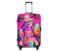 VOSERY Hip Hop People No.103 Housse de protection lavable pour valise de 45,7 à 81,3 cm, Noir/blanc, Small
