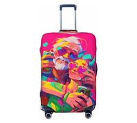 VOSERY Hip Hop People No.104 Housse de protection lavable pour valise de 45,7 à 81,3 cm, Noir/blanc, X-Large