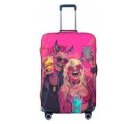 VOSERY Hip Hop People No.113 Housse de protection lavable pour valise de 45,7 à 81,3 cm, Noir/blanc, Small
