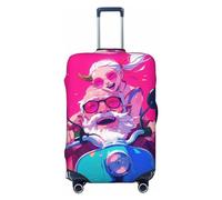 VOSERY Hip Hop People No.121 Housse de protection lavable pour valise de 45,7 à 81,3 cm, noir, Large