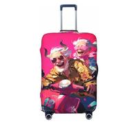 VOSERY Hip Hop People No.123 Housse de protection lavable pour valise de 45,7 à 81,3 cm, Noir/blanc, Small