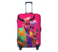 VOSERY Hip Hop People No.125 Housse de protection lavable pour valise de 45,7 à 81,3 cm, Noir/blanc, Small
