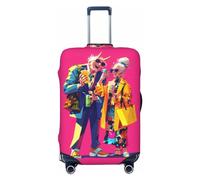VOSERY Hip Hop People No.126 Housse de protection lavable pour valise de 45,7 à 81,3 cm, Noir/blanc, Small