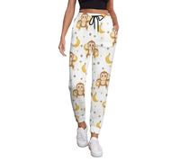 VOSERY Joli pantalon de survêtement Banana Monkey pour femme avec poches, pantalon de survêtement confortable pour femme athlétique, Style 20, XX-Large