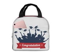VOSERY Sac à déjeuner, sac à déjeuner pour femme, homme et adulte, sac isotherme de félicitations, sac isotherme, étanche, réutilisable, grande capacité pour le travail, le bureau, le pique-nique, les