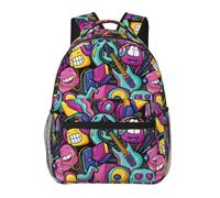 VOSERY Sac à dos pour homme et femme, sac à dos pour ordinateur portable, sac à dos pour article personnel, sac à dos robot musical pour voyage, week-end, travail, sac à dos décontracté