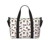 VOSERY Sac de voyage, berger allemand n°1009, sac de voyage pour femme, sac de sport essentiel pour homme, sac de nuit, sac de voyage, sac à bagages, sac pour articles personnels