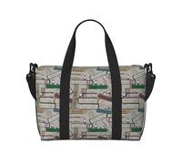 VOSERY Sac de voyage, gnomes mignons et amusants, sacs de week-end, sacs de sport pour femmes, sacs de sport essentiels de voyage, sac de sport pour homme, sac de nuit, sac à bagages, sac d'articles