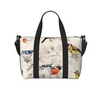 VOSERY Sac de voyage, sac de week-end Little Birds pour femme, sac de sport essentiel de voyage, sac de sport pour homme, sac de nuit, sac à bagages, sac pour articles personnels