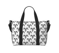 VOSERY Sac de voyage, Sketch Cool Goat Skull Weekender Bag Carry On Duffle Bags for Women Travel Essentials Sport Gym Bag for Men Overnight Bag Bagages Bag Personal Item Bag