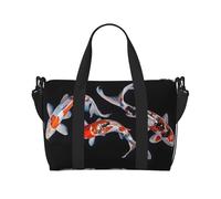 VOSERY Sac de voyage, tricolore Koi Fish Trio Weekender Bag Carry On Duffle Bags for Women, Travel Essentials Sport Gym Bag for Men, Overnight Bag Luggage Bag Bag Personal Item Bag