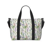 VOSERY Sac de voyage, Wisteria Flower Weekender Bag Carry On Duffle Bags for Women Travel Essentials Sport Gym Bag for Men Overnight Bag Luggage Bag Personal Item Bag