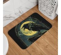 VOSERY Tapis de bain 61 x 40,6 cm, antidérapant, lavable, doux et absorbant pour sol de salle de bain, baignoire et douche