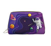 VOSERY Trousse de maquillage, trousse de toilette de voyage pour femme, astronaute en mission dans l'espace extra-atmosphérique, trousse de maquillage de grande capacité, trousse de maquillage