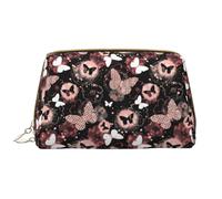 VOSERY Trousse de maquillage, trousse de toilette de voyage pour femme, grande capacité, 1 trousse de maquillage, trousse de maquillage mignonne, trousse de maquillage en cuir imperméable