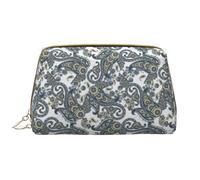 VOSERY Trousse de maquillage, trousse de toilette de voyage pour femme, grande capacité, imprimé cachemire No.J911, trousse de maquillage mignonne, trousse de maquillage en cuir imperméable