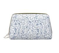 VOSERY Trousse de maquillage, trousse de toilette de voyage pour femme, grande capacité, trousse de maquillage gourou de fitness, jolie pochette de maquillage, trousse de maquillage en cuir