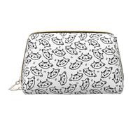 VOSERY Trousse de maquillage, trousse de toilette de voyage pour femme, grande capacité, trousse de maquillage classique, trousse de maquillage en cuir imperméable