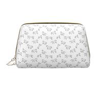 VOSERY Trousse de maquillage, trousse de toilette de voyage pour femme, grande capacité, trousse de maquillage simple, trousse de maquillage mignonne, trousse de maquillage en cuir imperméable