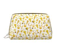 VOSERY Trousse de maquillage, trousse de toilette de voyage pour femme, grande capacité, trousse de maquillage pour certificat, trousse de maquillage mignonne, trousse de maquillage en cuir