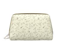 VOSERY Trousse de maquillage, trousse de toilette de voyage pour femme, grande capacité, trousse de maquillage, trousse de maquillage équation, trousse de maquillage en cuir imperméable