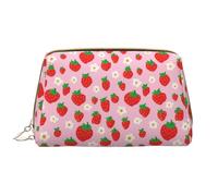 VOSERY Trousse de maquillage, trousse de toilette de voyage pour femme, grande capacité, trousse de maquillage douce, jolie trousse de maquillage en cuir imperméable