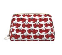 VOSERY Trousse de maquillage, trousse de toilette de voyage pour femme, trousse de maquillage mignonne en forme de crabe rouge, organisateur de trousse de maquillage de grande capacité, jolie pochette