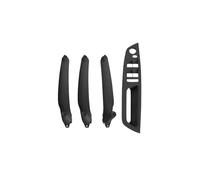 Voseto Poignée Intérieure voiture Pour BMW E70 E71 Pour X5 Pour X6 Poignée De Porte Panneau Intérieur Tirez Garniture Couvercle(Model B RHD Black)