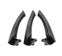 Voseto Poignée Intérieure voiture Pour BMW Série 3 E90 E91 E92 316 318 320 325 328i 2004-2012 Ensemble Complet De Garnitures Poignée De Porte Intérieure(RHD Set Carbon)