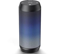 VOSFEEL Enceinte Bluetooth Lumineuse Mini Haut-Parleur Bluetooth sans Fil Lecture Clé USB/Carte TF/AUX Support d'Appel Mains Libres