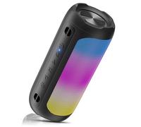 VOSFEEL Enceinte Portable Bluetooth Mains Libres, Autonomie 30H, Lumière Respiratoire Synchronisée avec La Musique