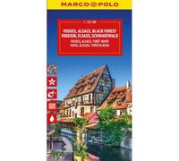 Vosges, Alsace, Forêt Noire 1 : 225.000 - - Collectif - Marco polo - Atlas / carte