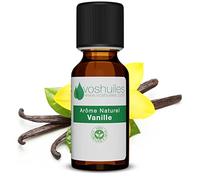 VOSHUILES - Arôme Alimentaire Vanille 10ml - Arôme Naturel de Vanille pour Cuisine- Pâtisserie- Boissons- Qualité Premium- Idéal pour Recettes Gourmandes