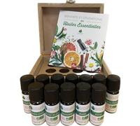 VOSHUILES - Coffret 12 Huiles Essentielles BIO - Aromathérapie Bien-être - Parfum Naturel - 120ml - Huiles Pures et Naturelles pour Diffuseur et Massage