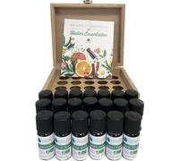 VOSHUILES - Coffret 20 Huiles Essentielles BIO - Produit de Bien-être/Aromathérapie - Parfum Naturel - 200ml - Huiles Pures et Naturelles pour Diffuseur